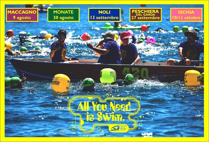 All You Need Is Swim, il nuoto unisce l'Italia e riparte da Maccagno