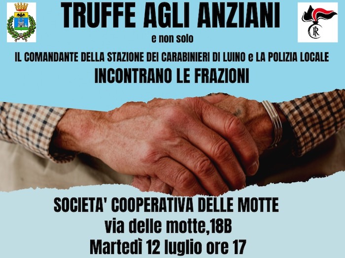 Luino, Truffe Agli Anziani: Continua La Prevenzione Con Carabinieri E ...